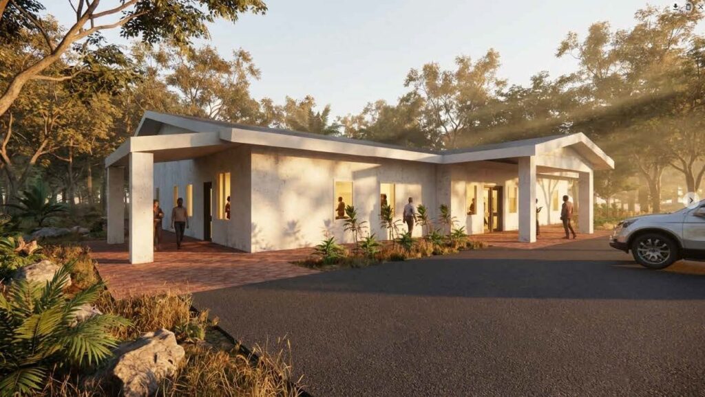 Artist Rendering Exterior Clinic